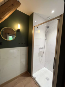 douche La Bergerie de Trassouet Gîte de groupe Hautes-Pyrénées