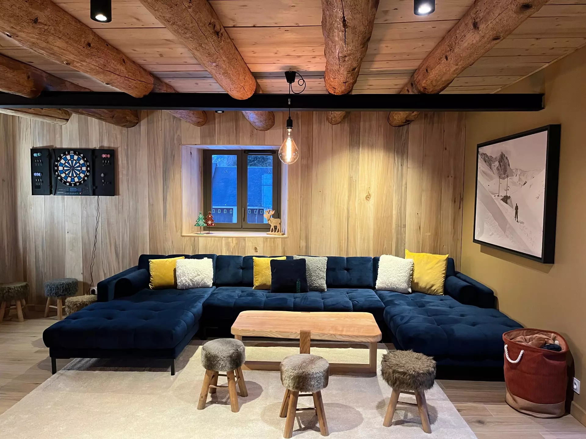 Salon La Bergerie de Trassouet Gîte de groupe Hautes-Pyrénées
