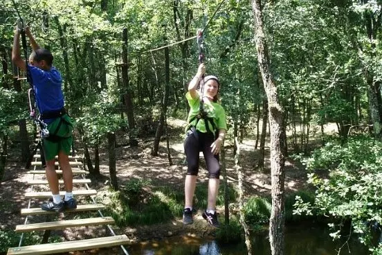 Accrobranche La Bergerie de Trassouet Gîte de groupe Hautes-Pyrénées