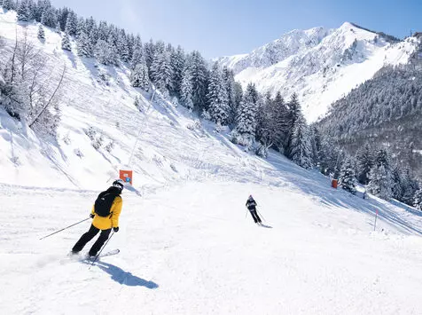 Descente ski La Bergerie de Trassouet Gîte de groupe Hautes-Pyrénées